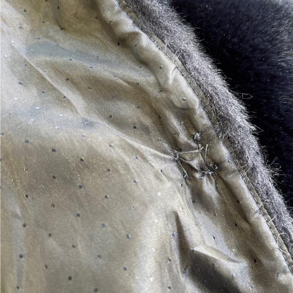 Jacadi navy faux fur hooded coat - Picture 9 of 9